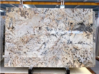 Butterfly Love Golden Flower Granite Slabs