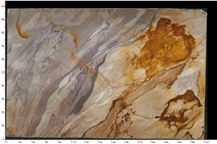 Golden Silk Quartzite Slabs