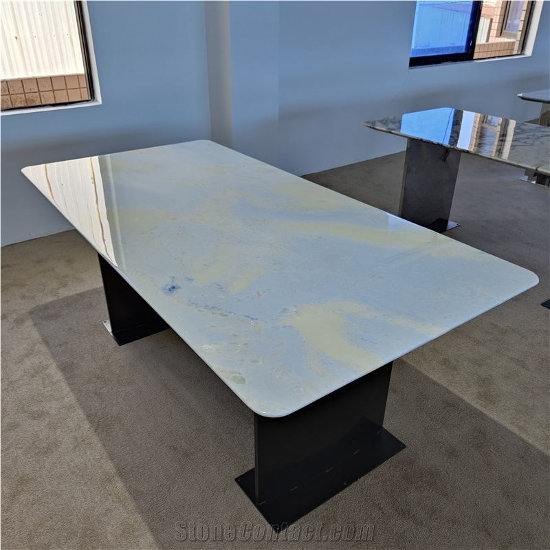Sky Blue Marble Table SY2308-43