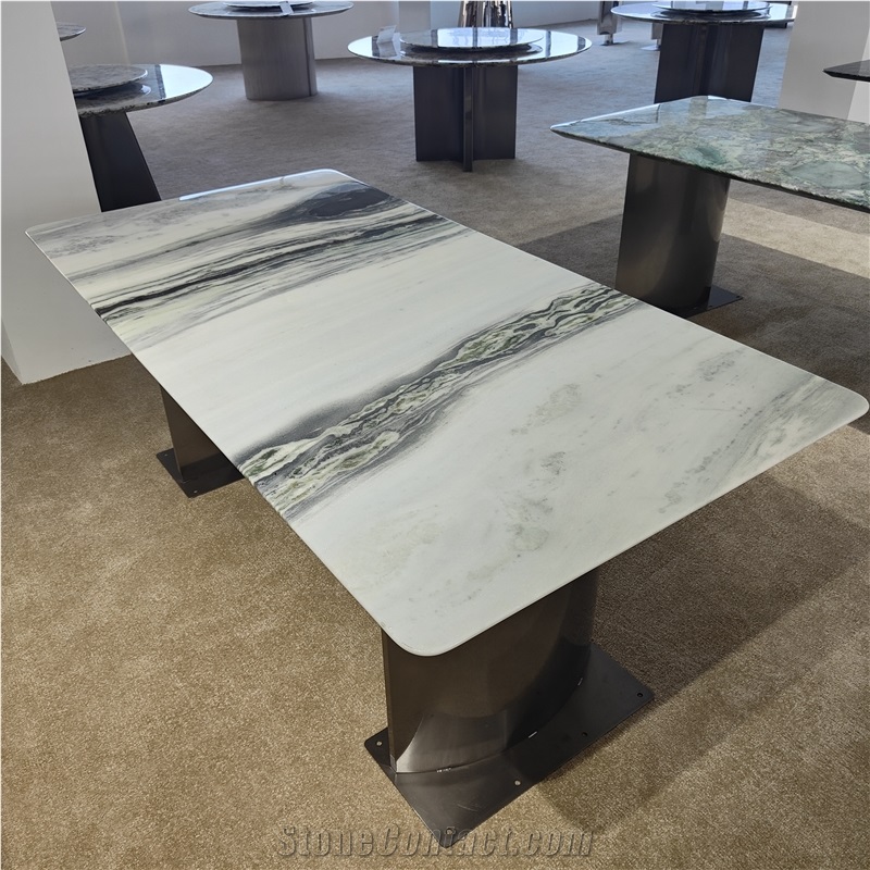 China Panda White Marble Table SY2308-48