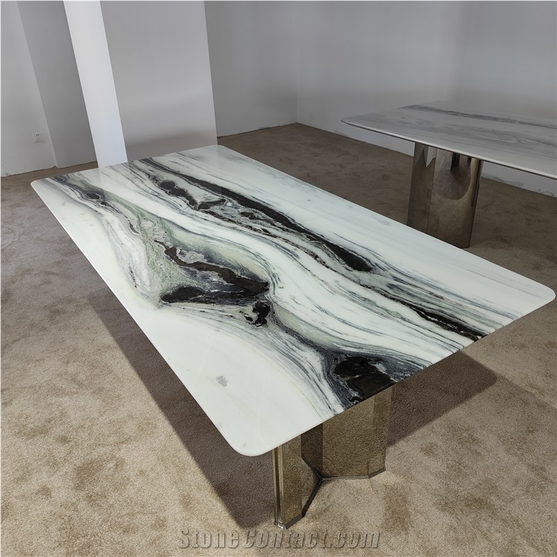 China Panda White Marble Table SY2308-50